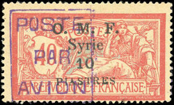 Airmail. 10pi. on 40c. Superfine. (Estimate 770€)
