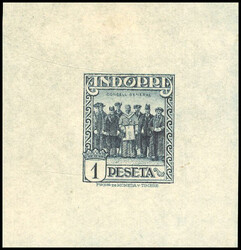 1p. slate. Imperforate on leaf. On the Dallay side. Superfine. R. ...