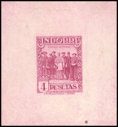 4p. carmine. Imperforate on leaf. On the Dallay side. Superfine. R. ...