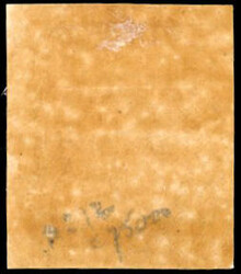 40c. Vermilion. Type medallion arroImperforatei. Without watermark. ...