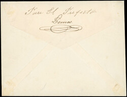 0.20c. cancelled on letter stamped with the Post mark CORREOS ...