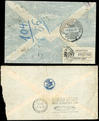 Airmail. Zeppelin LZ 127. Graf Zeppelin. 5th Crossing of the South ...