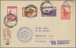 Airmail. Zeppelin LZ 127. Graf Zeppelin. 6th and 7th Crossing of the ...