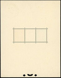 Strasbourg Exhibition sheet with stamp of the exhibition of 12 June ...