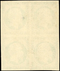 Try of the 10c. in green. Block of 4. on normal paper. SuperFine. ...