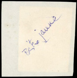 10c. bistre-jaune. cancelled PC on petit fragment. Very large margins ...