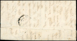 10c. bistre-jaune cancelled PC 2488 on letter from BRIVES on CHARENTE ...