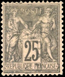 25c. black or pink. Vertical overload. 5 lines. SuperFine. (Estimate ...