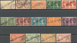 14 values. Complete series. cancelled SuperFine. (Estimate 3330€)