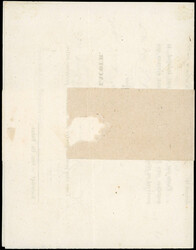 1c. olive cancelled on baImperforatee complete with complete printout ...
