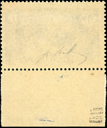 20c. Ultramarine. Not issued. Lower sheet margin. SuperFine. RR. ...