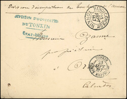 Lettre frappée du Post mark roImperforate TONKIN - CORPS ...