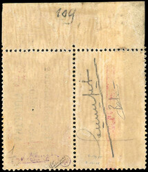 10c. red. Surcharge Franco-English Expeditionary Force on Equatorial ...