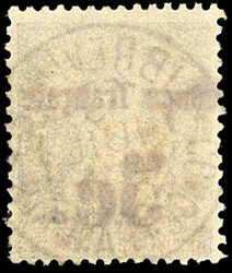 5c. on 1c. black. cancelled centrale. SuperFine. (Estimate 180€)