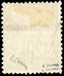 5c. on 20c. brick or green. cancelled centrale. SuperFine. (Estimate ...