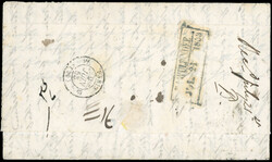 Pair of the 40c. bistre-yellow + pair of 10c. orange cancelled PC ...