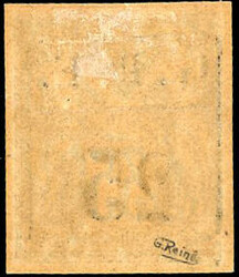 25 on 35c. violet-noir on jaune. Variété 25 avec gros "5". ...