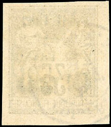 0.20 on 35c. of 1878. Imperforatees margins. cancelled Post mark. ...
