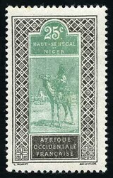 25c. black or green. Variety without overload. Very Fine. (Estimate ...