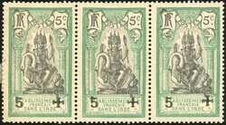 5c. vert avec surcharge''5+'' Type II sur n°29. Non émis. ...