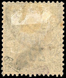 5 on 25c. black or pink. Oblique overload. cancelled SuperFine. ...