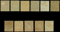 11 values. Complete series. SuperFine. (Estimate 1282€)