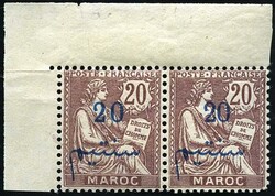 + 31+31a. Block of 4 of the 10c. and pair of the 20c. Figures spaced ...