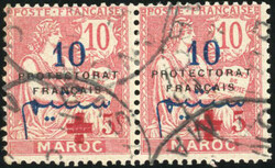 2 pieces including ''c'' missing holding to normal. Very Fine. ...