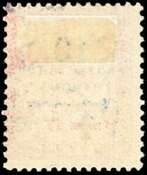 +5c. on 10c. pink. cancelled Very Fine. (Estimate 575€)