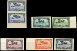 Poste Aérienne. Petit lot de Poste Aérienne N.D. 6 pièces dont une ...