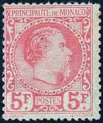 5F. Charles III. Tirage spécial de l'exposition Universelle de 1900. ...