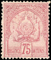 75c. Rose on rose. Very Fine. (Estimate 240€)