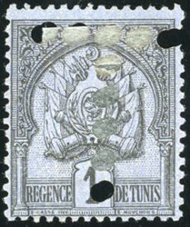 Tax stamps. 1c. black or azure. Offset double T-perforation. SuperFine