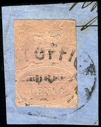 3p. rose on piece. VF. (Prix estimé 425€)