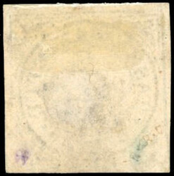 Tax for Newspapers. CEN 1.10c. black. Thinner. (Estimate 500€)