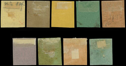 Complete series. 9 values. B to Very Fine. (Estimate 1200€)