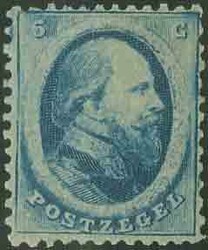 5c. blue. Very Fine. (Estimate 400€)