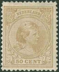 50c. pale bistre Very Light Clear otherwise Very Fine. (Estimate ...