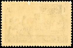 1p. vert. Surcharge rouge. SuperFine. (Prix estimé 225€)