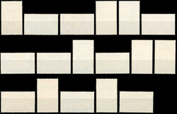 Sf n°67A. Série de 17 valeurs. Surcharge ''MUESTRA'' SuperFine. R