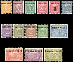 Airmail. Complete series. 14 values. Very Fine. (Estimate 470€)