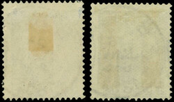 5F. violet + 5F. grey. cancelled Very Fine. (Estimate 715€)