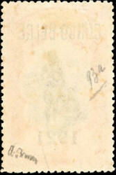 5F. red. Type II overload. Very Fine. (Estimate 245€)