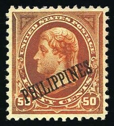 50c. orange-red. SuperFine. (Estimate 460€)