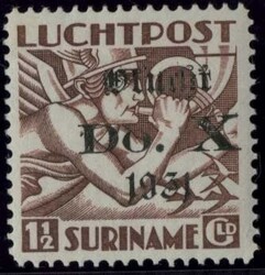 Airmail. Complete series. N°10 F small freckle, otherwise Very Fine. ...