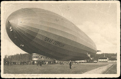 Airmail. Zeppelin LZ 127. Aborted flight to New York in 1929. ...