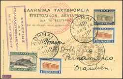 Airmail. Zeppelin LZ 127. 3rd South Atlantic Crossing of 1932. ...