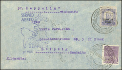 Poste Aérienne. Zeppelin LZ 127. 9ème Traversée de l'Atlantique ...