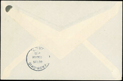 Airmail. Zeppelin LZ 127. Crossing CHICAGO. MIAMI - AKRON Course. ...