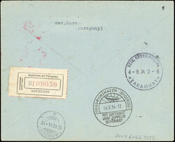 Poste Aérienne. Zeppelin LZ 127. 5ième Traversée de l'Atlantique ...